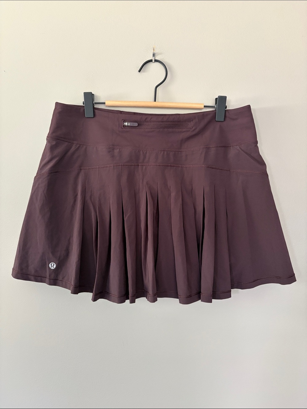 Lululemon Circuit Breaker Skirt II Skort Size 8 Tall‎ 15” Pelt Athletic Tennis